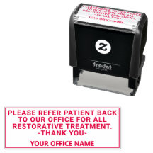 Custom Dental Office Specialist Referral Message