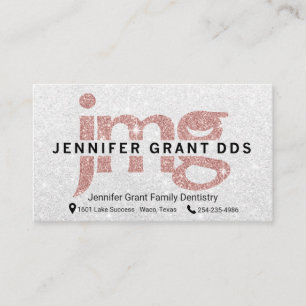 Custom Dentist Logo JMG Dental Office Appointment Card