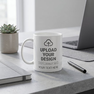 Custom Design and Text Coffee Mug