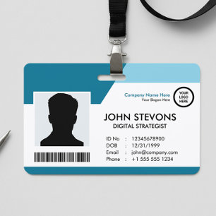 Custom Design Branded Professional Employee ID ID Badge