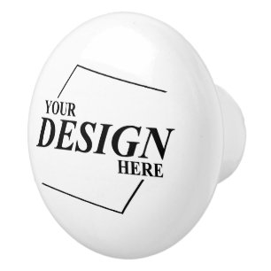 Custom Design Create Your Own Template Ceramic Knob