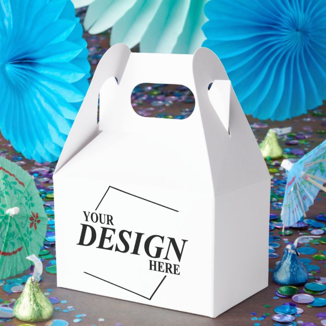 Custom Design Create Your Own Template Favour Box (Party)