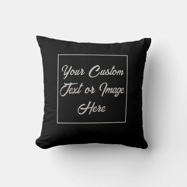 Custom Design Pillow, Decorative Personalised Gift Cushion (Front)