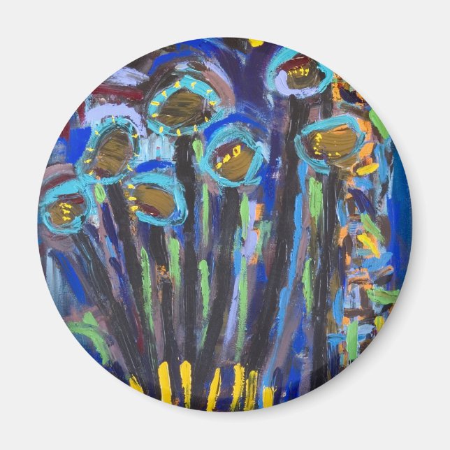 Custom design round magnet (Front)