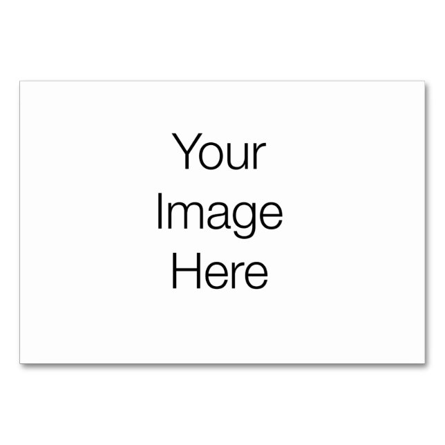 Custom design table number (Front)