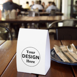 Custom Design Table Tent Sign for Events