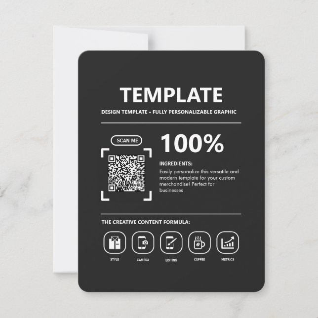 Custom Design Template | Fully Personalizabe (Front)