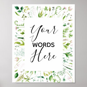 custom design your own wedding sign