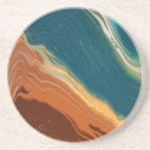 Custom designed Sandstone coaster