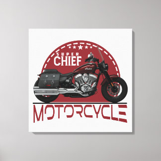 Custom Designer Apparel & Accessories SUPER CHIEF Canvas Print