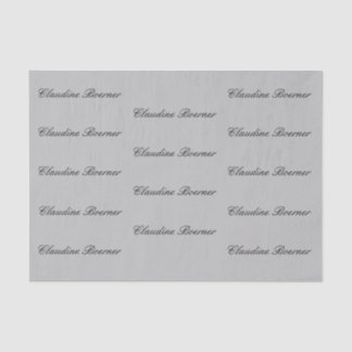 Custom Designer Name Product Tissue Paper