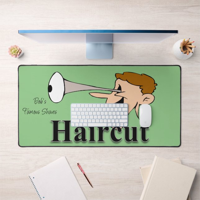 Custom Desk Mat for Salon Owners Barber (Office 1)