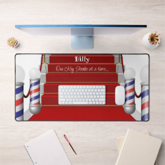 Custom Desk Mat for Salon Owners Barber
