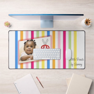 Custom Desk Mat for Salon Owners Little Braids