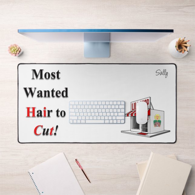 Custom Desk Mat for Salon Owners Stylist (Office 1)