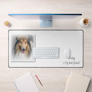 Custom Desk Mat Mans Best Friend Dog