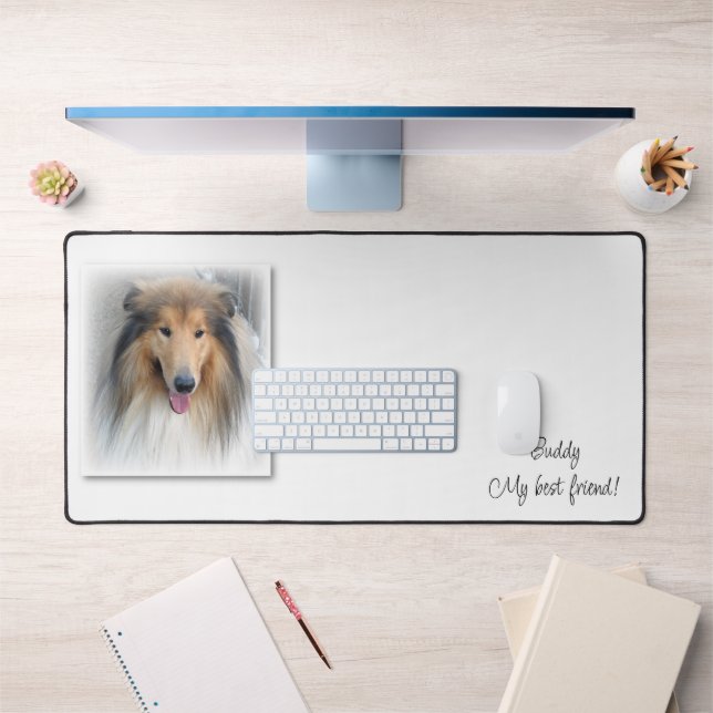 Custom Desk Mat Mans Best Friend Dog (Office 1)