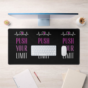 Custom Desk Mat Push Your Limits