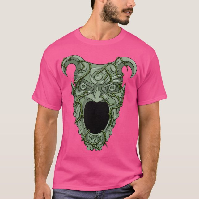 Custom Devil Face By Locrius T-Shirt (Front)