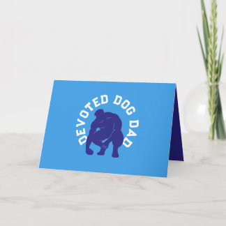 Custom Devoted Dog Dad Sexy Poop Scooper   Card