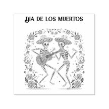 Custom Día de los Muertos Mariachi Skeletons