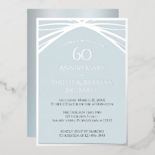 Custom Diamond 60th Wedding Anniversary Party