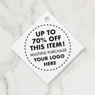 Custom Diamond Wedding 70% OFF Bulk Buy Discount Favour Tags