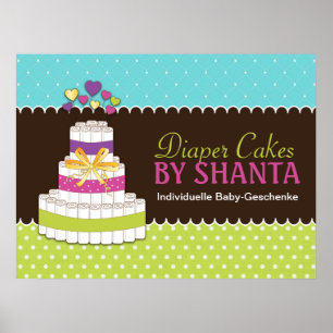 Custom Diaper Cake Poster
