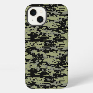 Custom Didgital Camo Monogram iPhone 13 Case