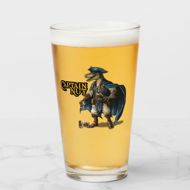 Custom Dinosaur Pirate character Tumbler (Front Filled)
