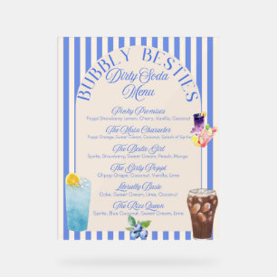 Custom Dirty Soda Menu   Printable Soda Bar Sign