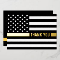 Custom Dispatchers Thin Gold Line Appreciation 