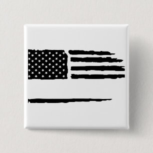 Custom Distressed Flag 15 Cm Square Badge