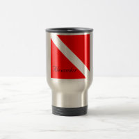 Custom Diver Down SCUBA Flag Red and White