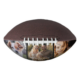 Custom DIY  Photo Family Name Cool Modern Football American Football