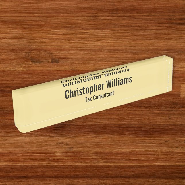 Custom DIY Professional Corporate Office Executive Nameplate (Custom DIY Professional Corporate Office Executive Desk Name Plate)