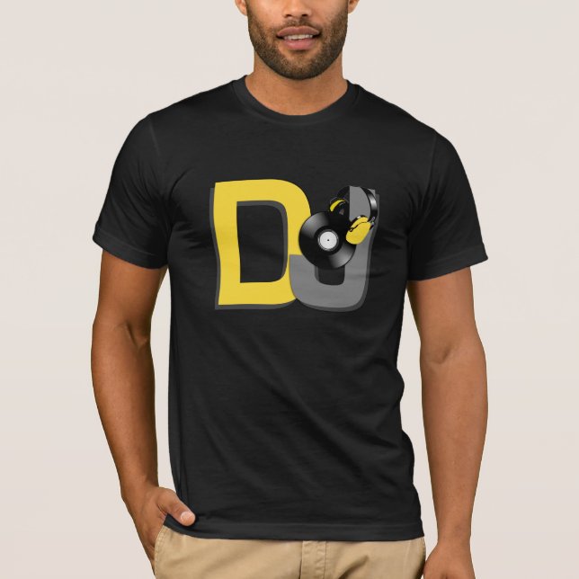 Custom DJ shirt - choose style & color (Front)