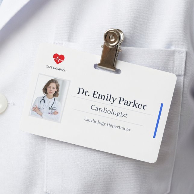 Custom Doctor ID Badge Template | Photo (Creator Uploaded)