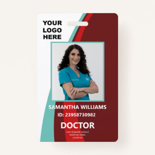 Custom Doctor ID Employee Name ID Badge