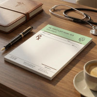 Custom Doctor Prescription Notepad Editable RX Pad