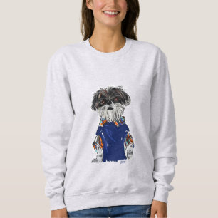 CUSTOM DOG ANIMAL SHIHTZU ADD YOUR OWN CUTE FALL SWEATSHIRT
