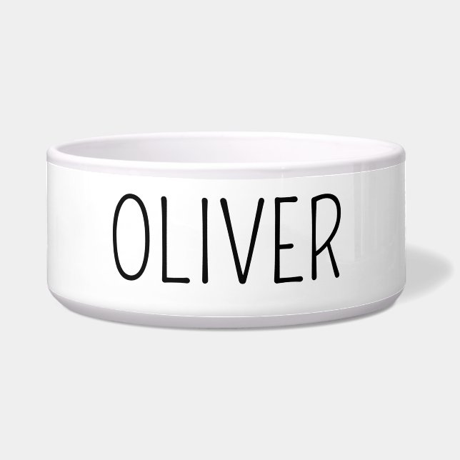 Custom Dog Bowl, Personalised Pet Bowl (Front)