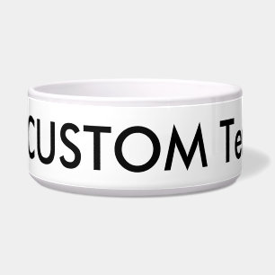 Custom Dog, Cat, Pet Bowl, Large 40oz. Ceramic