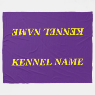 CUSTOM DOG CRATE COVER FLEECE BLANKET