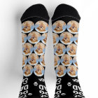 Custom DOG DAD Personalised Pattern Pet Photo Crew