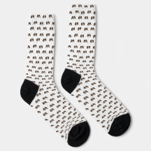 Custom Dog Face Photo Socks with Personalised