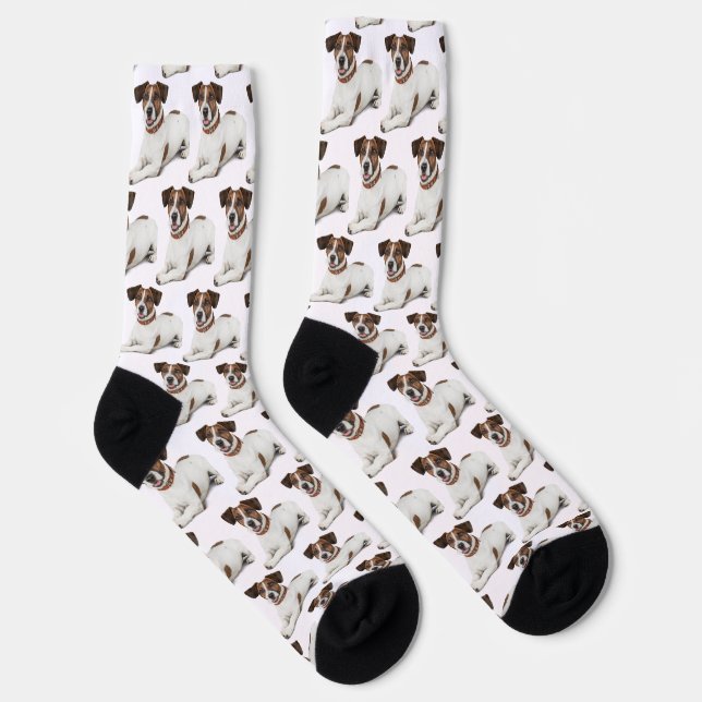 Custom Dog Face Photo Socks with Personalised (Right)
