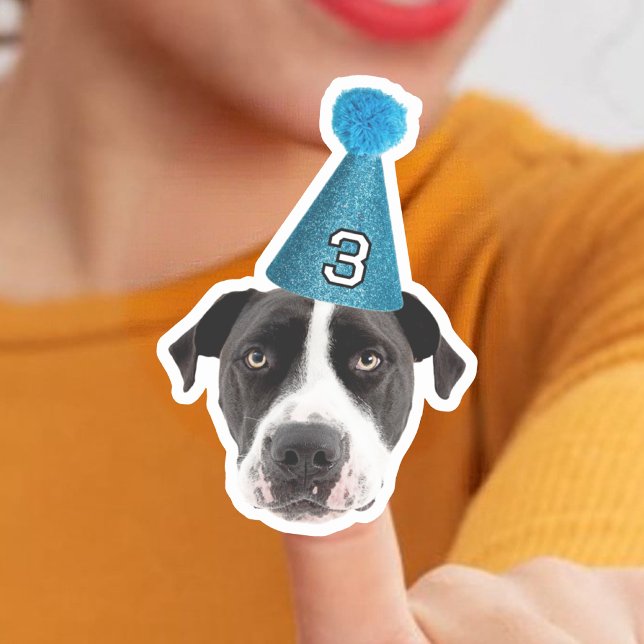 Custom Dog Face Stickers, Custom Face Birthday  (Creator Uploaded)
