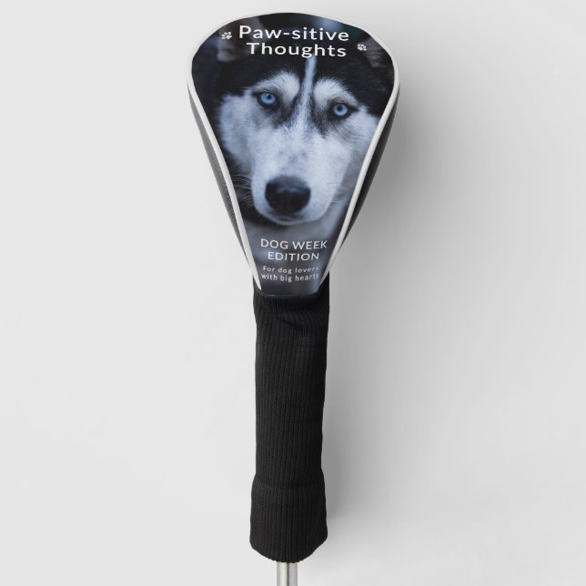Custom Dog Golf Head Cover – Cute & Personalizable (Front)