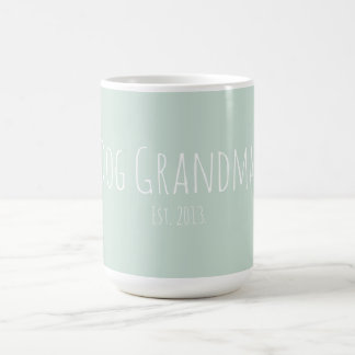 Custom Dog Grandma Modern Coffee Mug